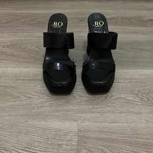 JLO Caleda Sandal in Black Size 6 New Without Box/Tags